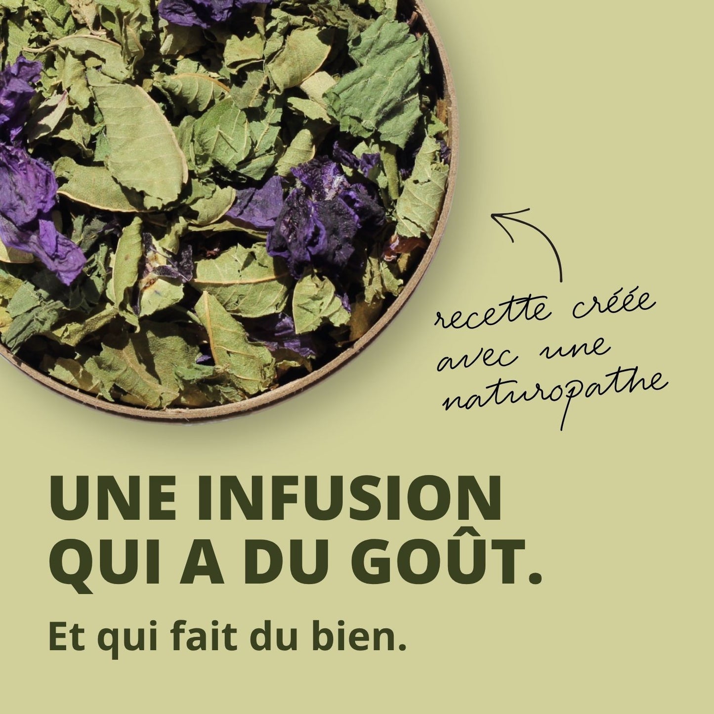 Mélange en vrac de l’infusion Allaitement bio ROMATIC aux plantes françaises