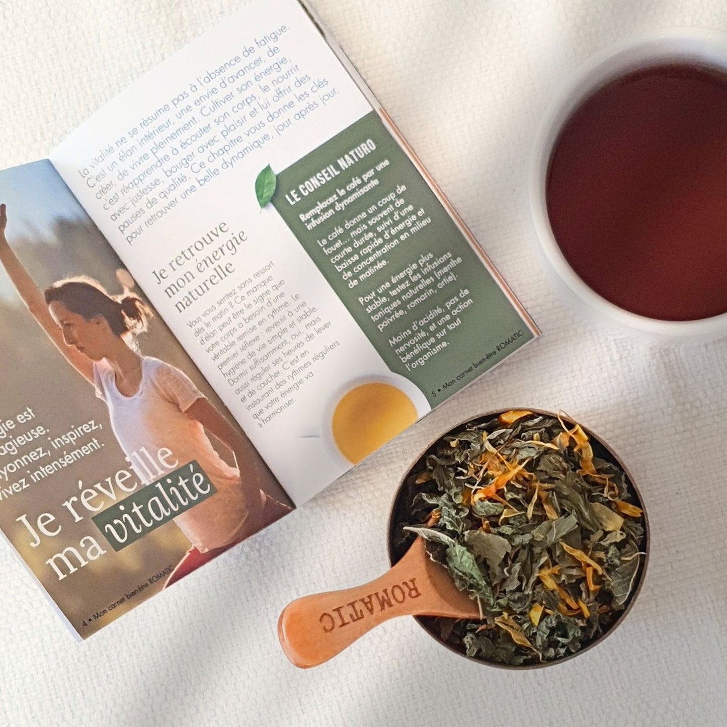 Rituel Essentiel – carnet bien-être et infusion