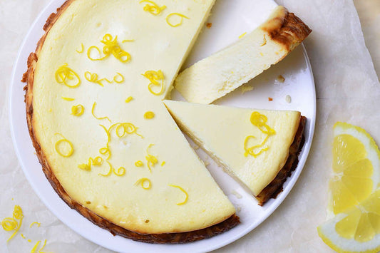 Cheesecake au Yuzu et thym citron