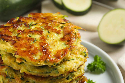 Beignets de fleurs de courgettes au thym citron