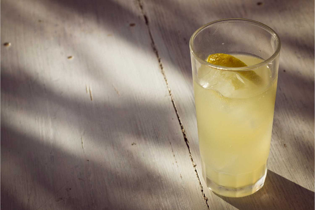 Verre contenant une infusion à froid