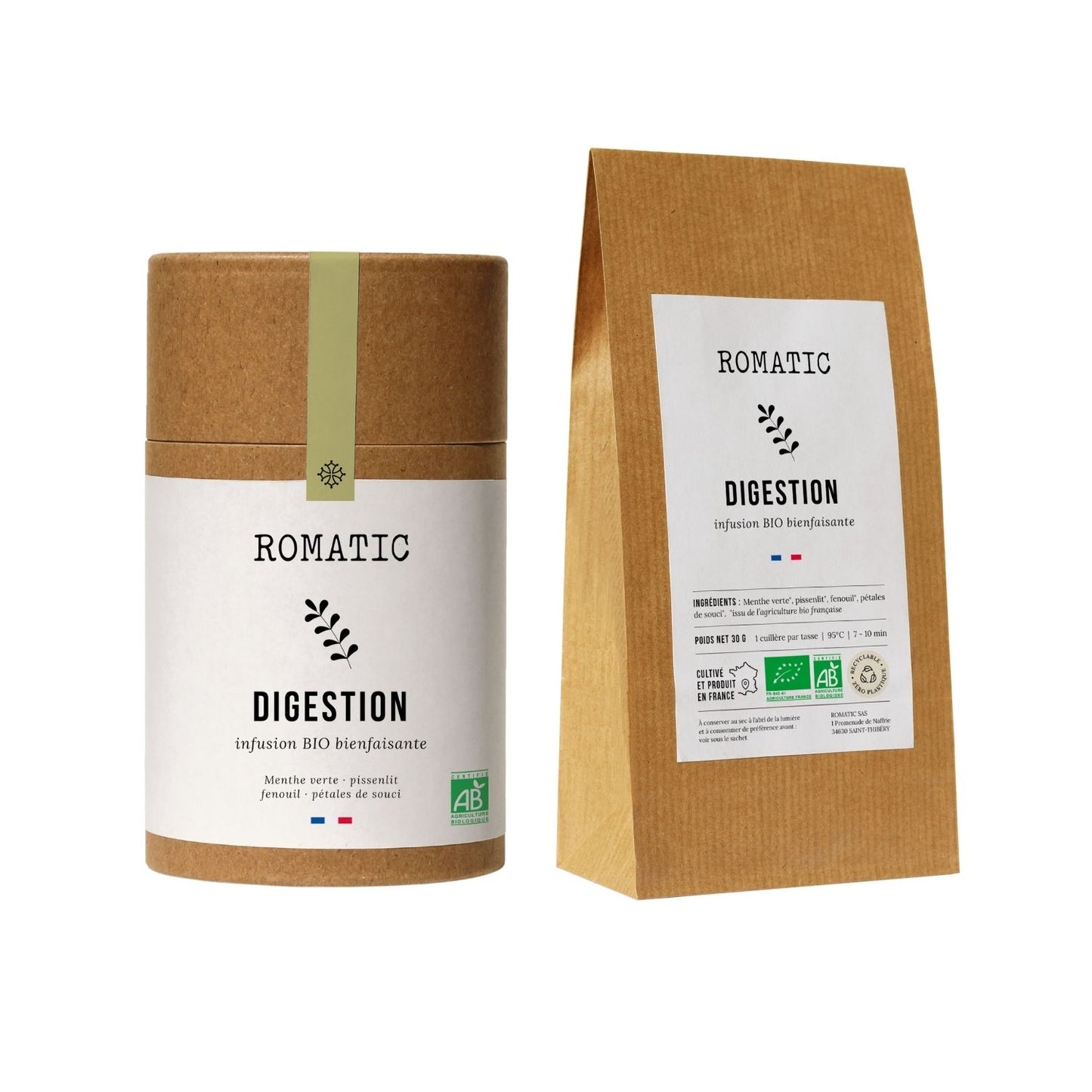 Routine Digestion｜Pack infusions bio - 2 à 6 semaines