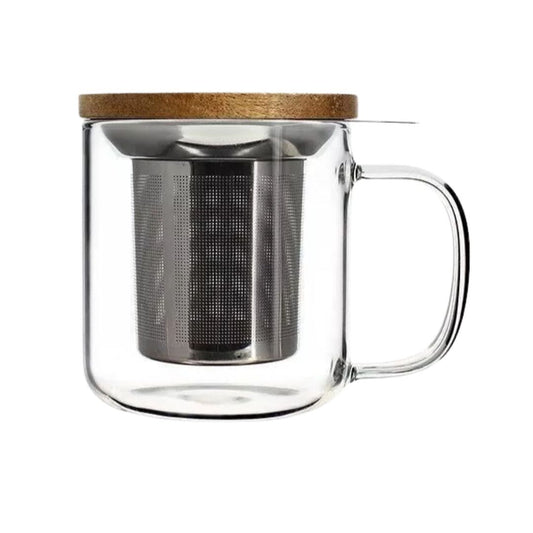 Tisanière en verre avec filtre intégré 300 ml – photo du produit