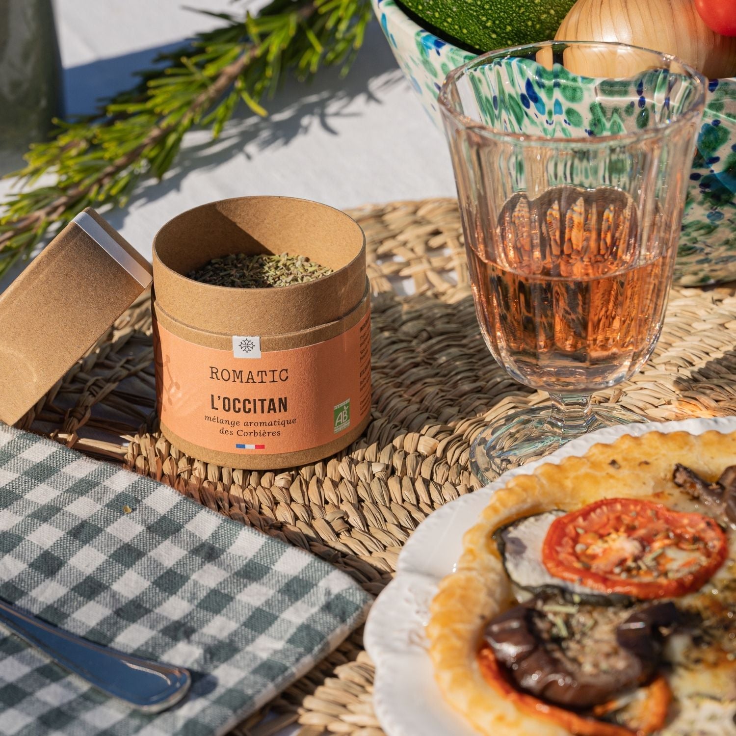 L’Occitan – Mélange aromatique bio – usage en cuisine