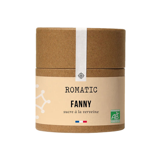 Fanny – Sucre bio à la Verveine – boîte fermée