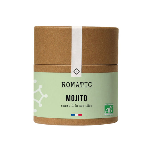 Mojito – Sucre bio à la Menthe – boîte fermée